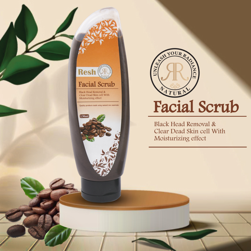 RESH FACIAL SCRUB130ml - ( CV 75 , MRP 750 )